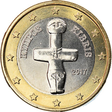 Zypern, Euro, 2017, UNZ, Bi-Metallic, KM:New