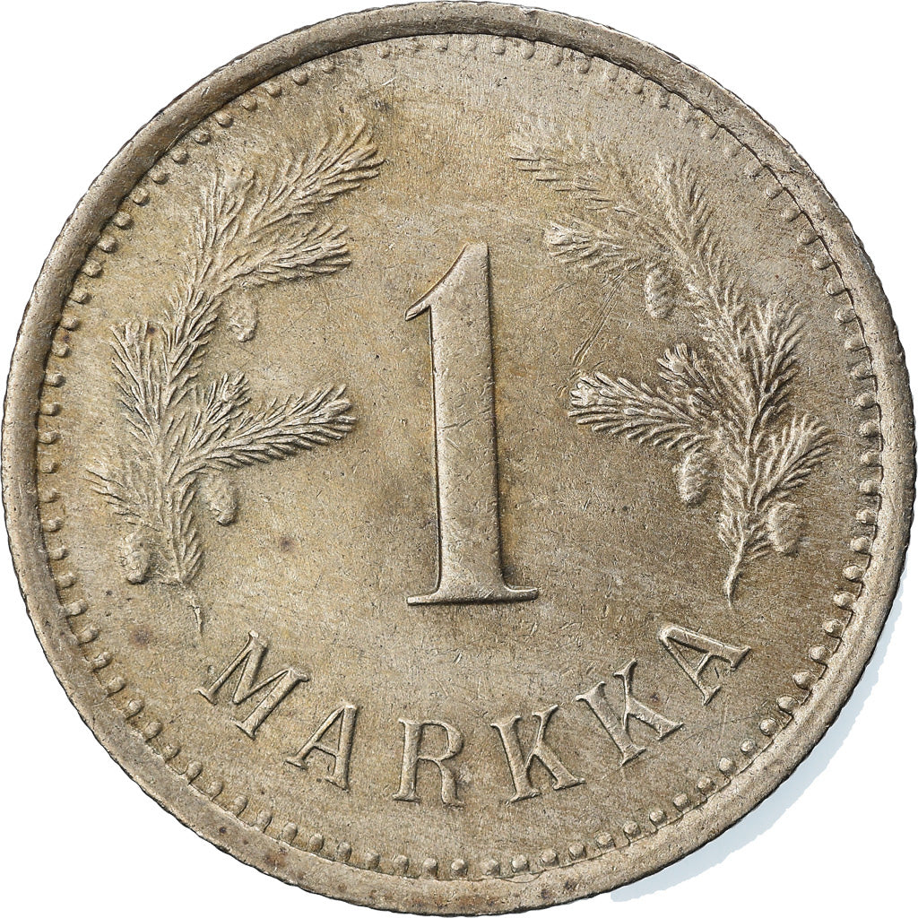 Coin, Finland, 1 Marka, 1921, EF(40-45), Copper-nickel, KM:27