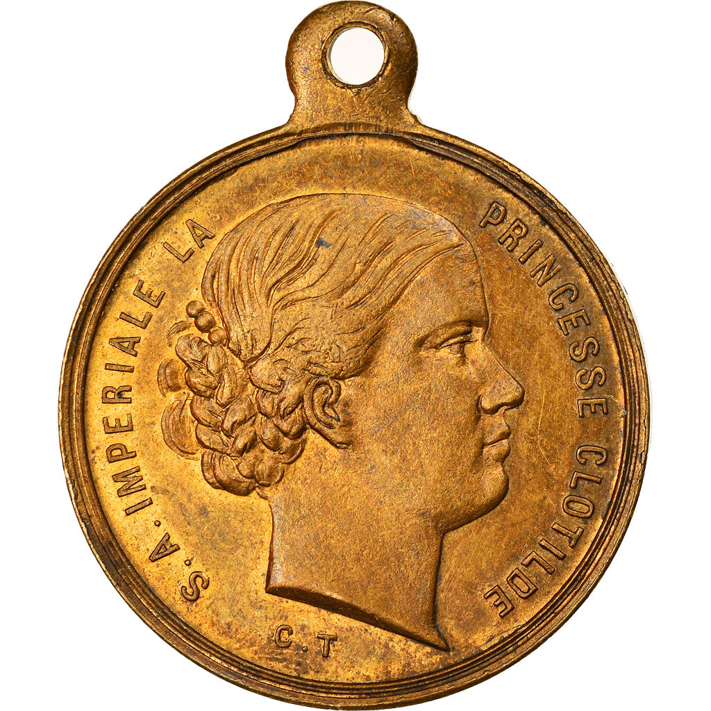 France, Médaille, Mariage du Prince Napoléon et de Clotilde de Savoie