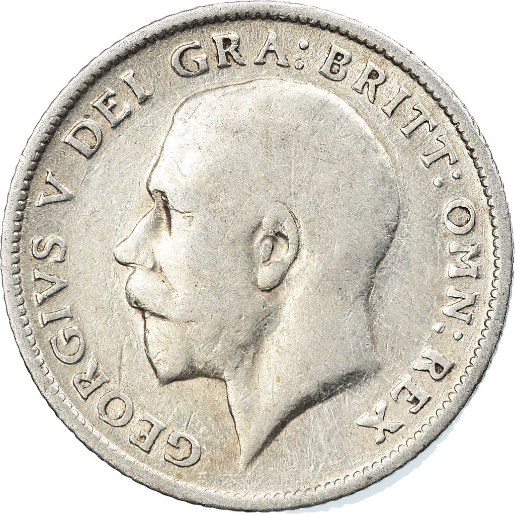 Coin, Great Britain, George V, 6 Pence, 1913, EF(40-45), Silver, KM:815