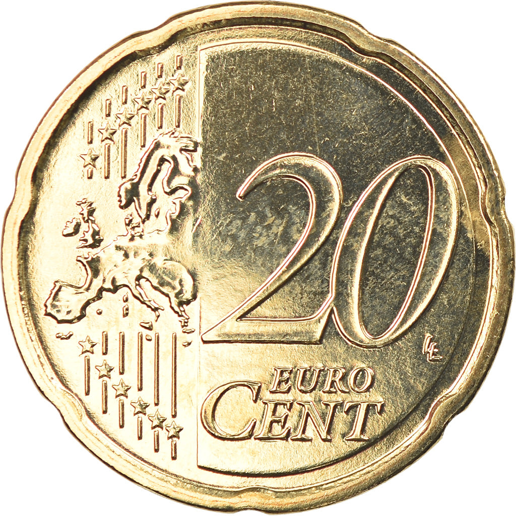 Malta, 20 Euro Cent, 2019, FDC, Latón, KM:New