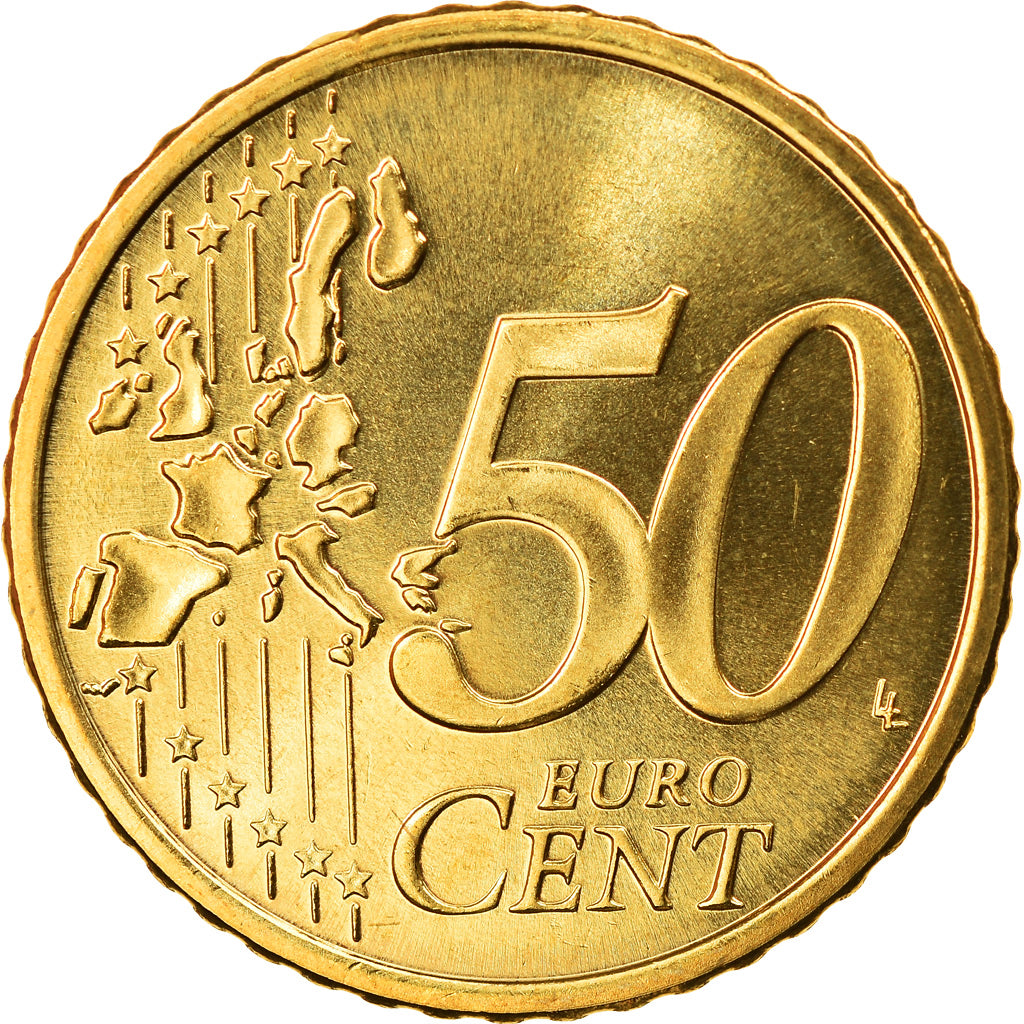 Finlandia, 50 Euro Cent, 2003, Vantaa, FDC, Latón, KM:103