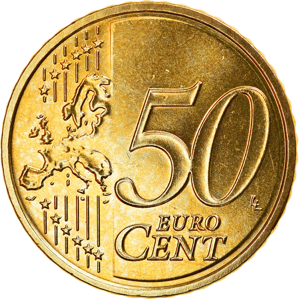 Federale Duitse Republiek, 50 Euro Cent, 2010, Stuttgart, UNC-, Tin, KM:256