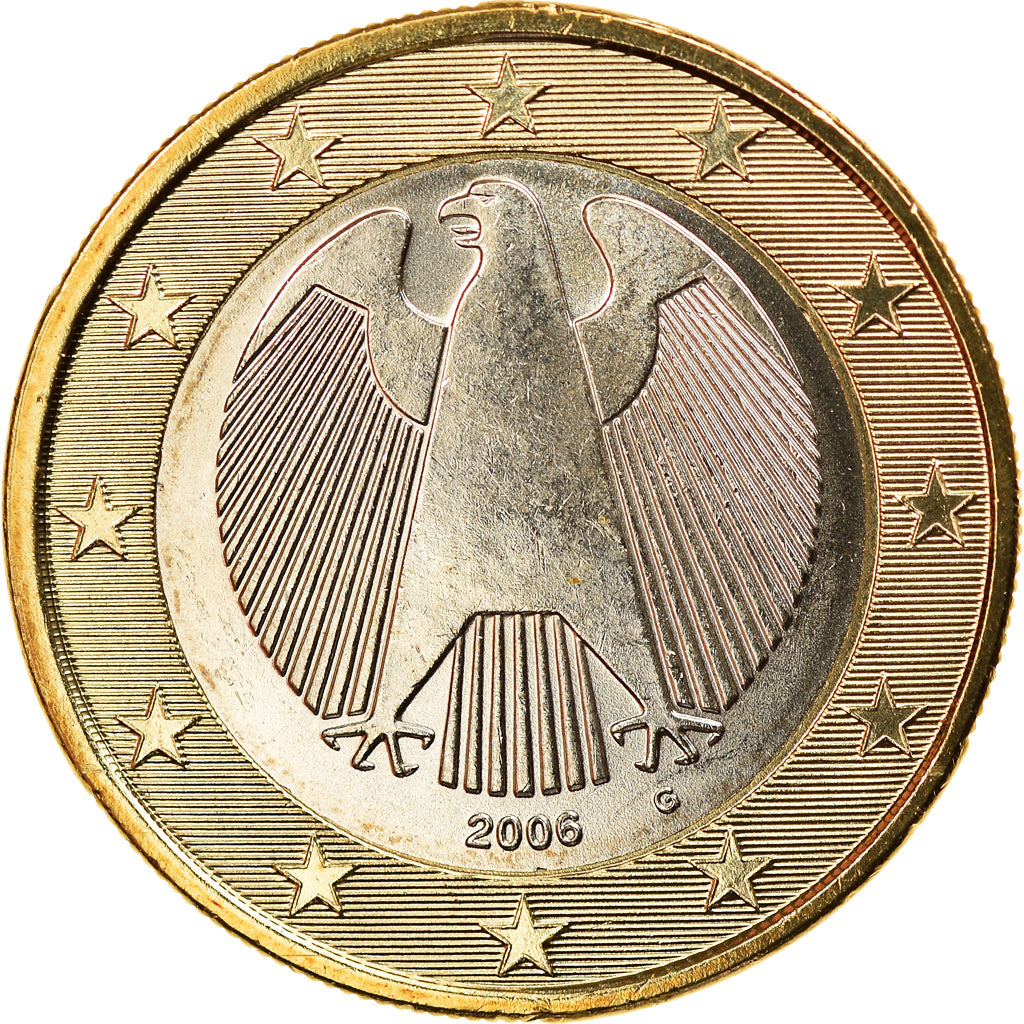 GERMANY - FEDERAL REPUBLIC, Euro, 2006, Karlsruhe, MS(63), Bi-Metallic, KM:213