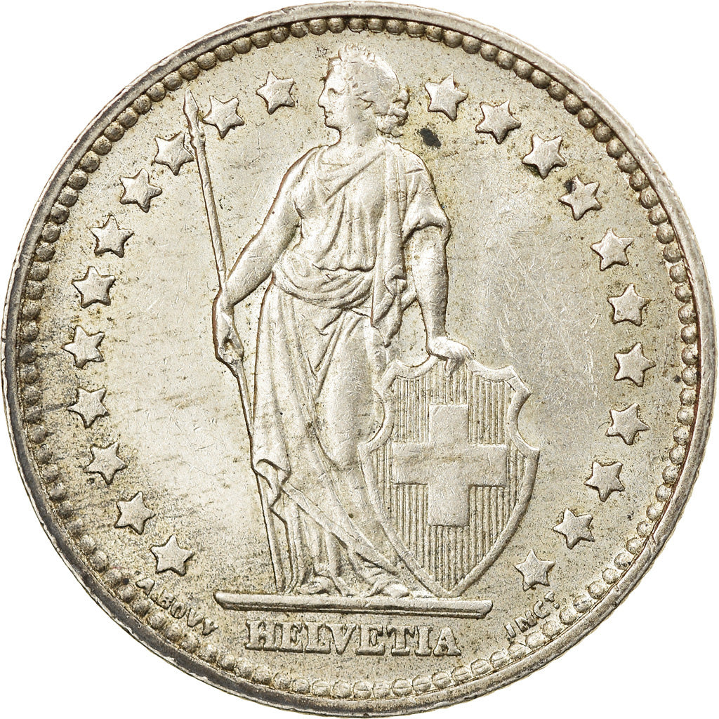 Monnaie, Suisse, Franc, 1957, TTB, Argent, KM:24