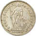 Coin, Switzerland, Franc, 1958, Bern, EF(40-45), Silver, KM:24
