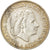 Moneta, Holandia, Juliana, Gulden, 1957, EF(40-45), Srebro, KM:184