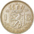 Munten, Nederland, Juliana, Gulden, 1957, ZF, Zilver, KM:184