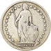 Coin, Switzerland, Franc, 1912, Bern, VF(30-35), Silver, KM:24