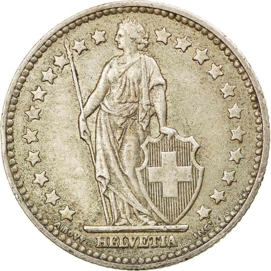 Coin, Switzerland, Franc, 1956, Bern, EF(40-45), Silver, KM:24