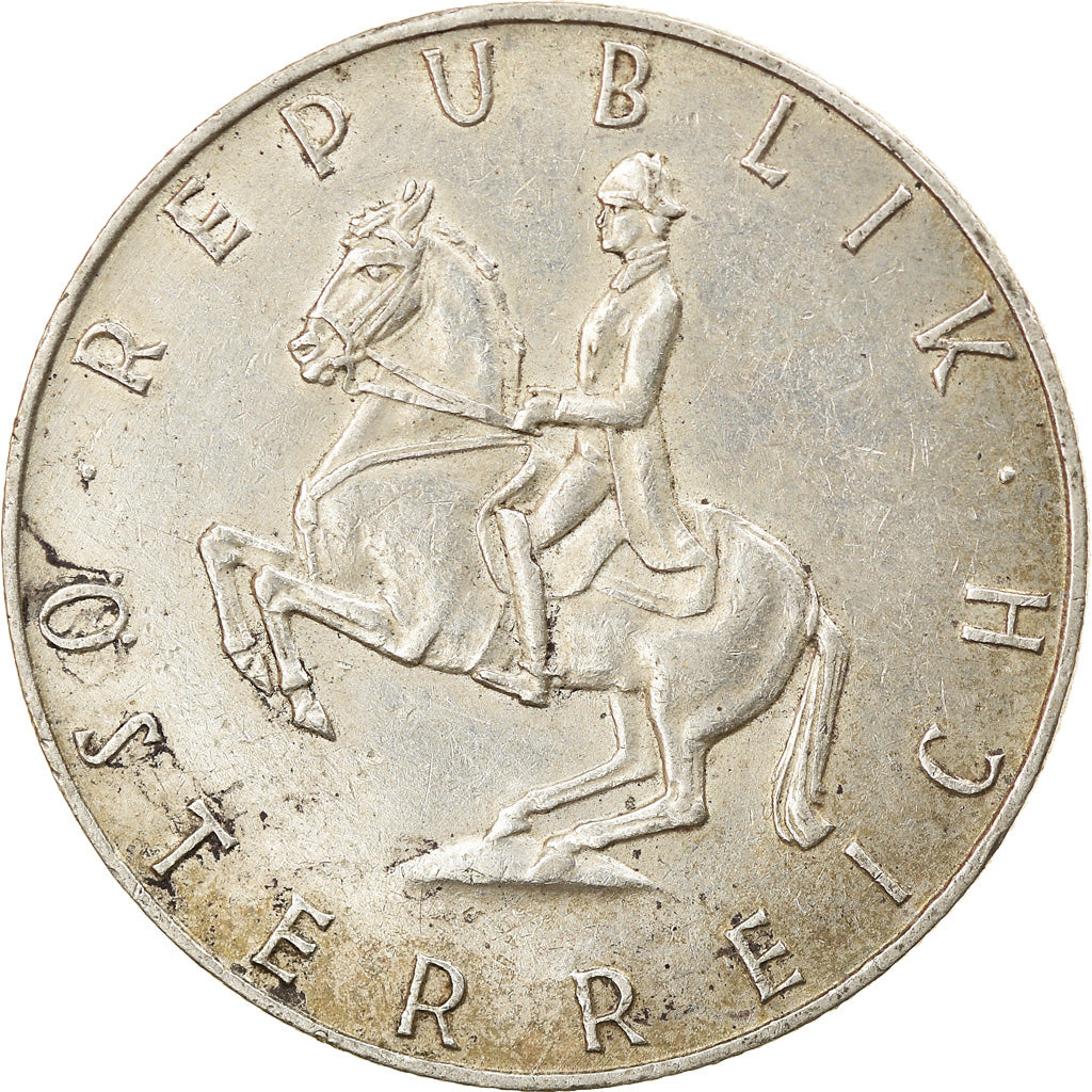 Coin, Austria, 5 Schilling, 1961, EF(40-45), Silver, KM:2889