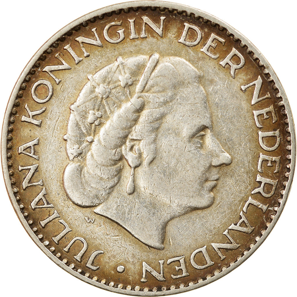 Moneta, Paesi Bassi, Juliana, Gulden, 1956, BB, Argento, KM:184