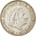 Coin, Netherlands, Juliana, Gulden, 1957, EF(40-45), Silver, KM:184
