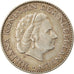 Coin, Netherlands, Juliana, Gulden, 1957, EF(40-45), Silver, KM:184