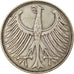 Monnaie, République fédérale allemande, 5 Mark, 1951, Karlsruhe, TTB, Argent