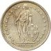 Moneta, Szwajcaria, 1/2 Franc, 1962, Bern, AU(50-53), Srebro, KM:23