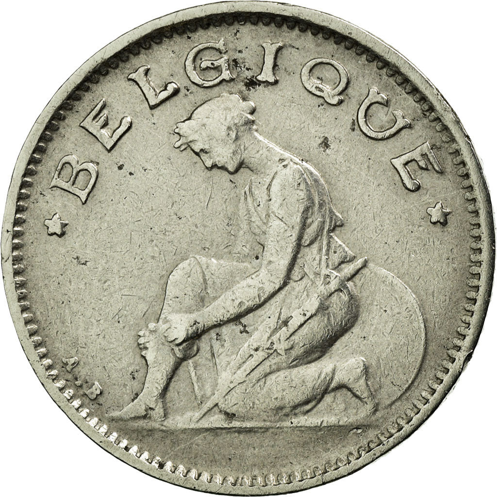 Moneda, Bélgica, 50 Centimes, 1927, MBC+, Níquel, KM:87