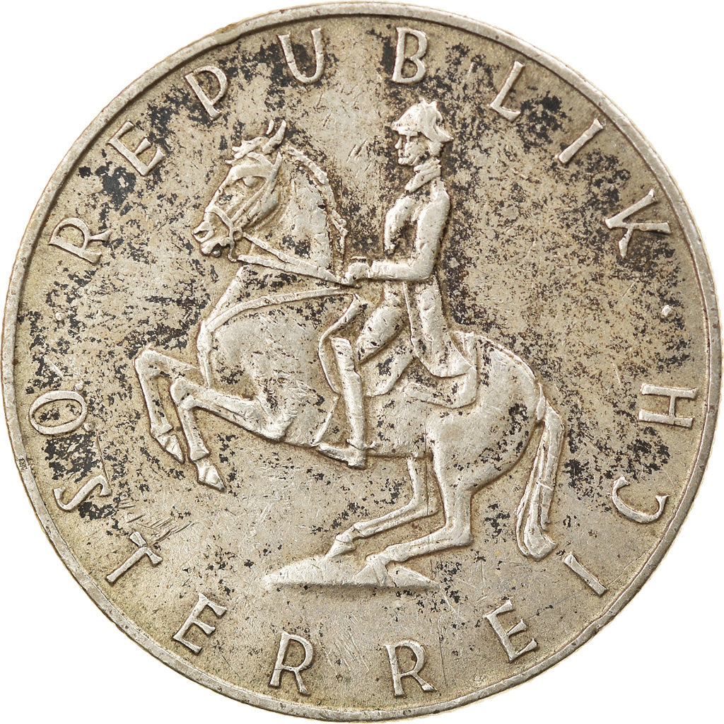Moneta, Austria, 5 Schilling, 1960, EF(40-45), Srebro, KM:2889