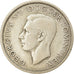 Monnaie, Grande-Bretagne, George VI, Florin, Two Shillings, 1946, TTB, Argent