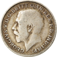 Coin, Great Britain, George V, 3 Pence, 1917, EF(40-45), Silver, KM:813