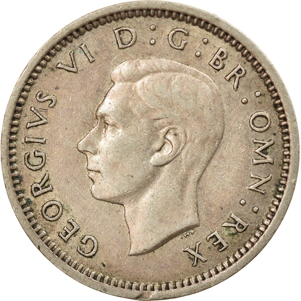 Coin, Great Britain, George VI, 3 Pence, 1940, EF(40-45), Silver, KM:848