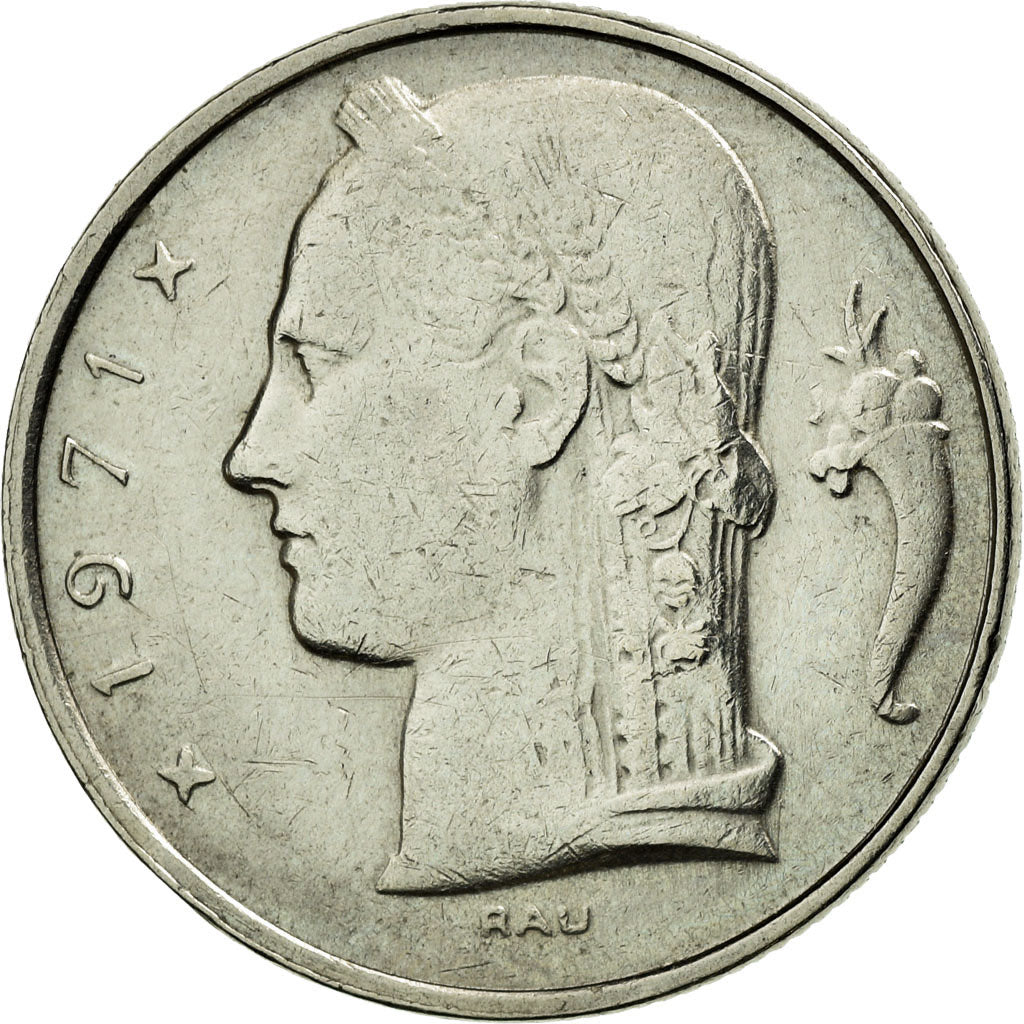 Monnaie, Belgique, 5 Francs, 5 Frank, 1971, TTB+, Copper-nickel, KM:134.1