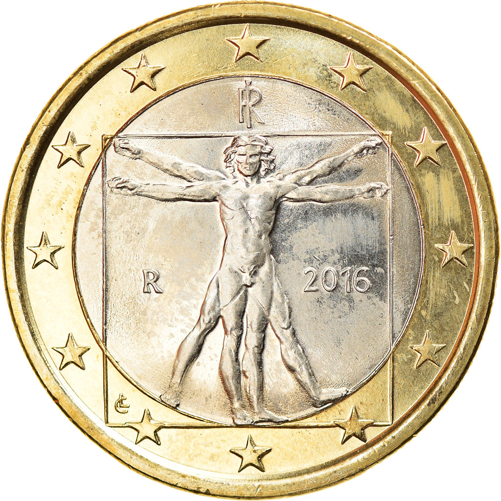 Italy, Euro, 2016, MS(63), Bi-Metallic, KM:New