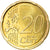 Itália, 20 Euro Cent, 2016, MS(63), Latão, KM:New