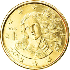 Italien, 10 Euro Cent, 2016, UNZ, Messing, KM:New