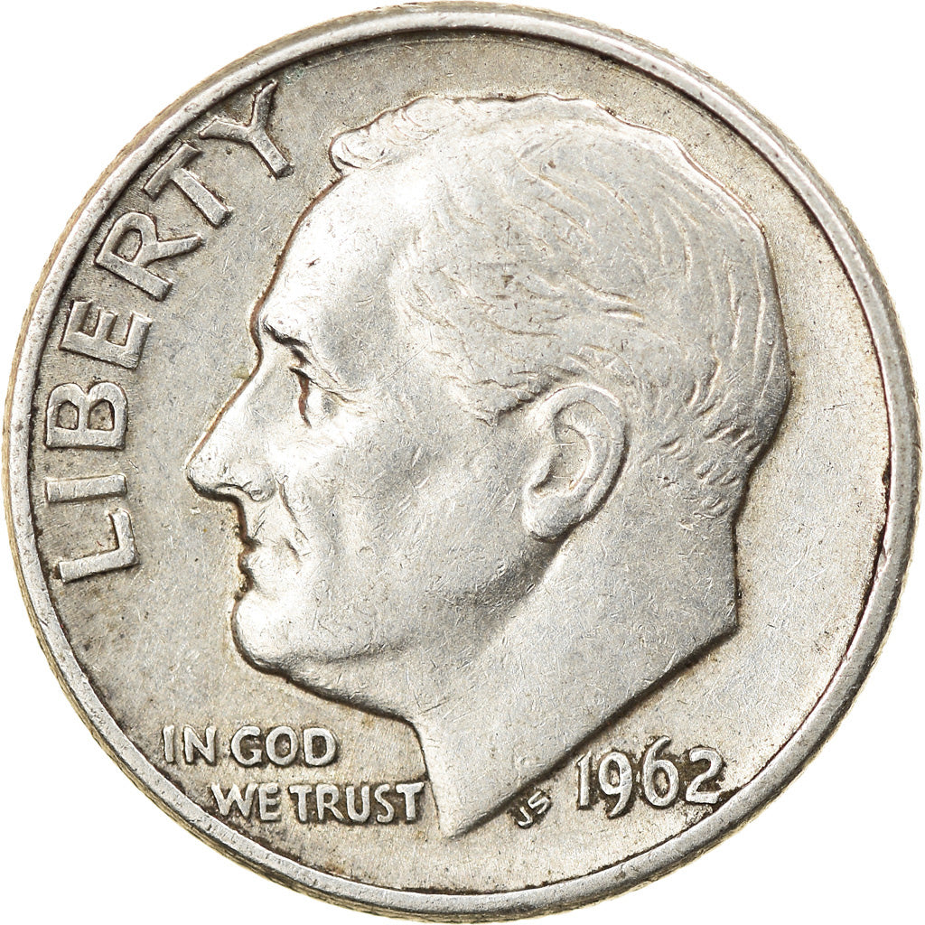 Münze, Vereinigte Staaten, Roosevelt Dime, Dime, 1962, U.S. Mint, Denver, SS