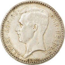 Moneda, Bélgica, 20 Francs, 20 Frank, 1934, MBC, Plata, KM:104.1