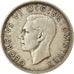 Monnaie, Grande-Bretagne, George VI, Florin, Two Shillings, 1942, TTB, Argent