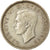 Moneda, Gran Bretaña, George VI, 6 Pence, 1946, BC+, Plata, KM:852