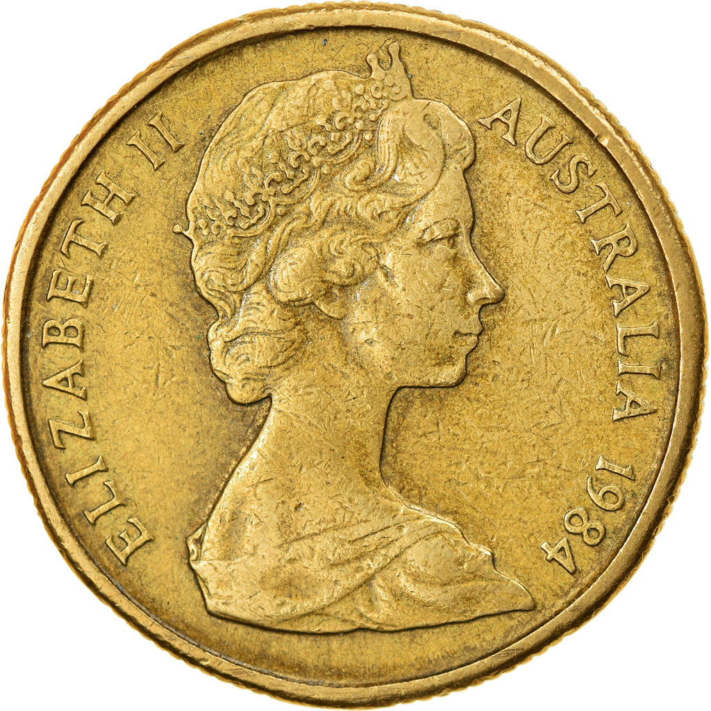 Coin, Australia, Elizabeth II, Dollar, 1984, Royal Australian Mint, EF(40-45)