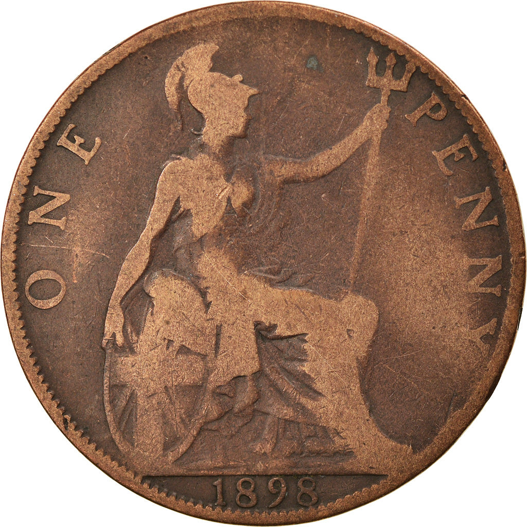 Münze, Großbritannien, Victoria, Penny, 1898, S, Bronze, KM:790