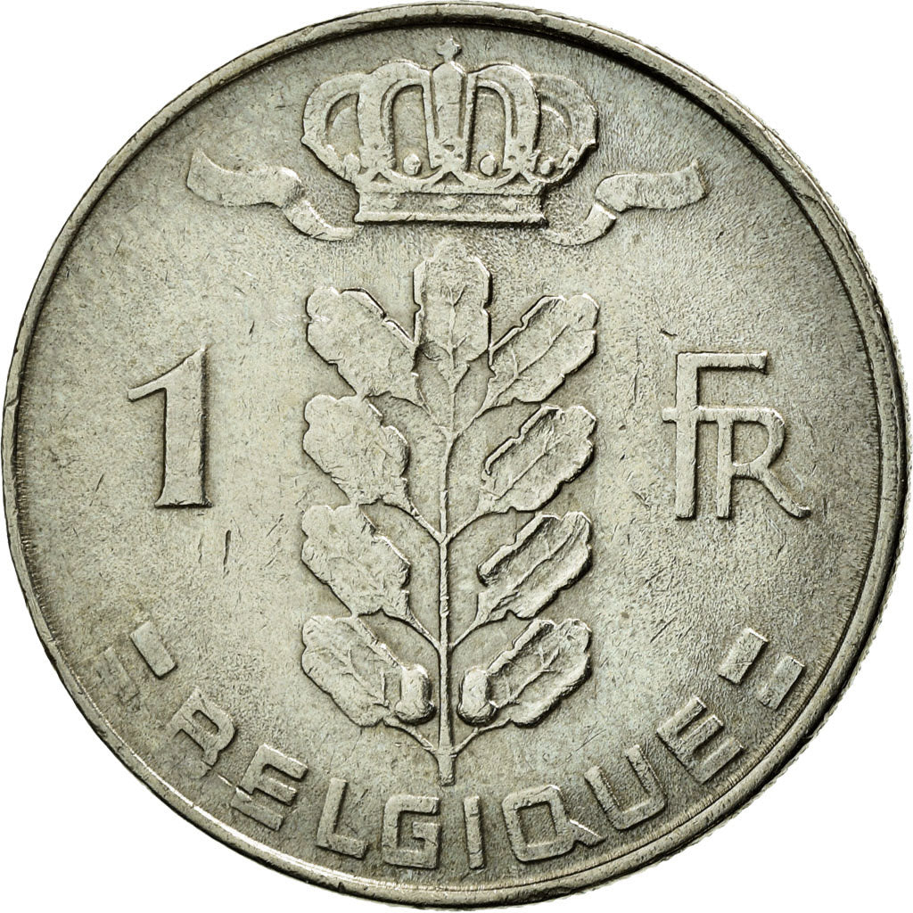 Coin, Belgium, Franc, 1974, AU(50-53), Copper-nickel, KM:142.1
