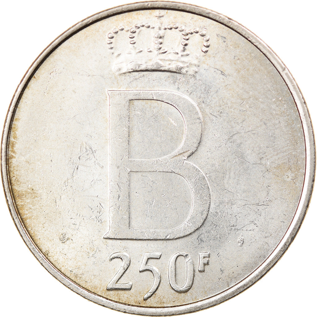 Münze, Belgien, 250 Francs, 250 Frank, 1976, SS, Silber, KM:157.1