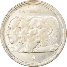 Monnaie, Belgique, 100 Francs, 100 Frank, 1950, TTB+, Argent, KM:138.1