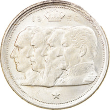 Münze, Belgien, 100 Francs, 100 Frank, 1950, SS+, Silber, KM:138.1