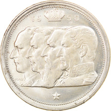 Monnaie, Belgique, 100 Francs, 100 Frank, 1950, TTB+, Argent, KM:138.1