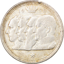 Coin, Belgium, 100 Francs, 100 Frank, 1950, AU(50-53), Silver, KM:138.1