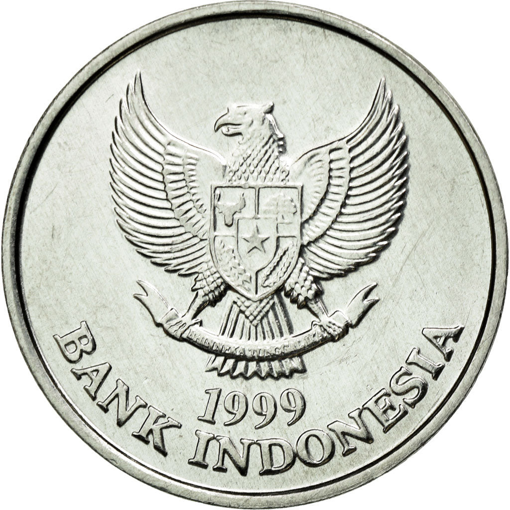 Coin, Indonesia, 100 Rupiah, 1999, AU(55-58), Aluminum, KM:61