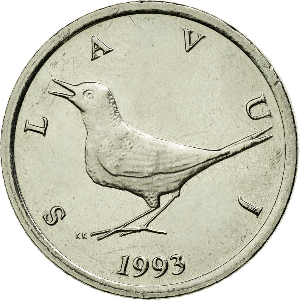 Munten, Kroatië, Kuna, 1993, PR, Copper-Nickel-Zinc, KM:9.1