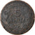 Coin, Greece, George I, 5 Lepta, 1869, Strassburg, VF(20-25), Copper, KM:42