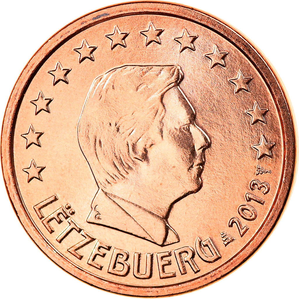 Luxemburg, Euro Cent, 2013, UNZ, Copper Plated Steel, KM:New