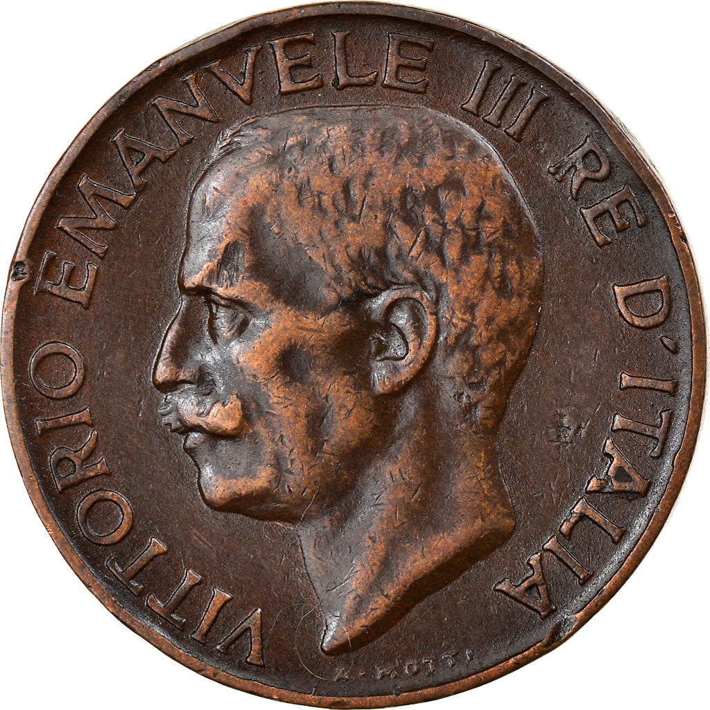 Moeda, Itália, Vittorio Emanuele III, 5 Centesimi, 1926, Rome, AU(55-58)