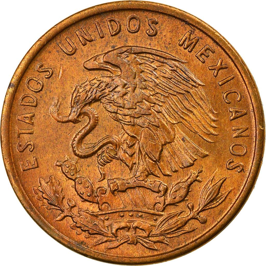Moneta, Mexico, Centavo, 1950, Mexico City, VF(30-35), Mosiądz, KM:417