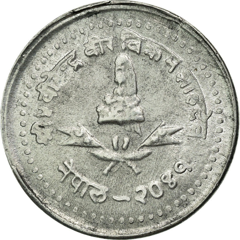 Moneta, Nepal, SHAH DYNASTY, Birendra Bir Bikram, 10 Paisa, 1992, BB+