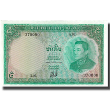 Geldschein, Lao, 5 Kip, Undated (1962), KM:9b, UNZ-