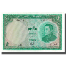 Banknot, Lao, 5 Kip, Undated (1962), Undated, KM:9b, UNC(64)